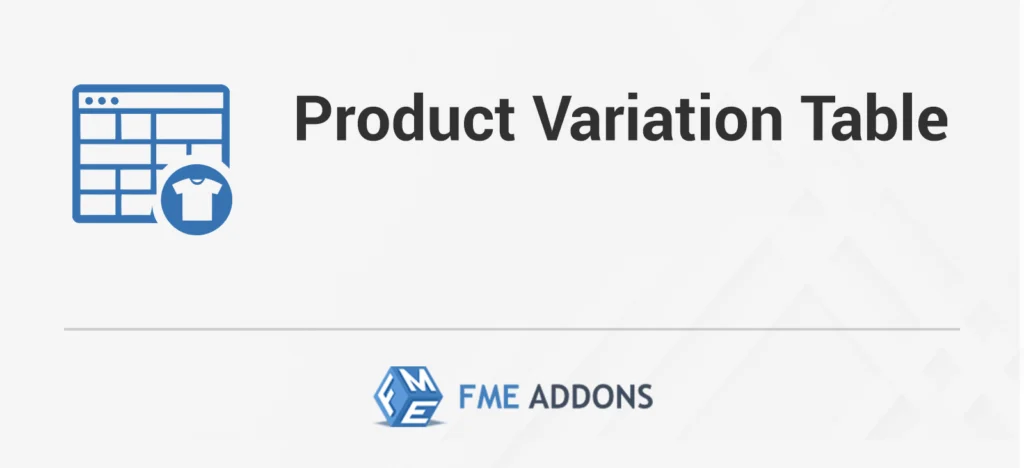Product Variations Table for WooCommerce GPL